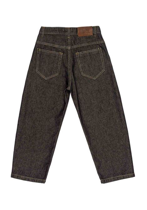Jeans a gamba ampia PAOLO PECORA KIDS | PP4466NERO